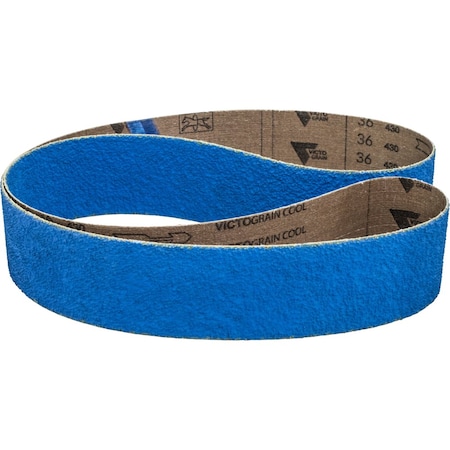 Pferd Benchstand Belt, 2-1/2 in W, 60 in L, 36 Grit, Coarse, VICTOGRAIN-COOL 49406